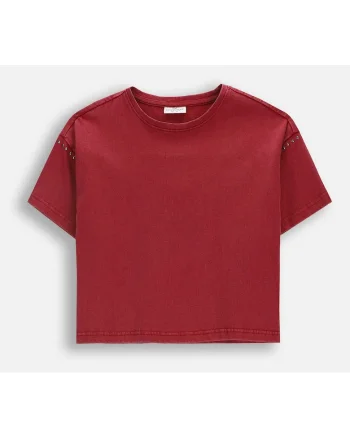 Tricou  bumbac, Visiniu