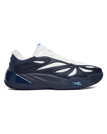 Pantofi baschet bleumarin-alb, Alb/Bleumarin
