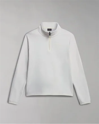 Bluza fleece cu fenta cu fermoar,