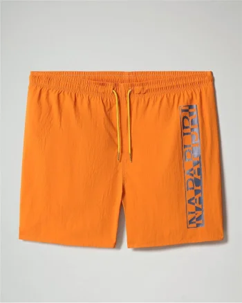 Pantaloni scurti de baie cu imprimeu logo Victor
