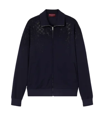 Geaca barbati,  Technical crystals, Negru