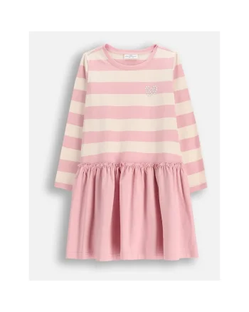 Rochie  roz, bumbac, Roz