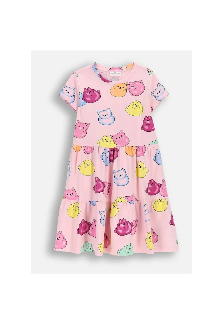 Rochie  bumbac, Roz