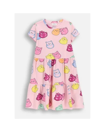 Rochie  bumbac, Roz