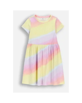 Rochie  Maneci Scurte, Multicolor