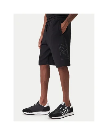 Pantaloni sport barbati,  bumbac, negru,
