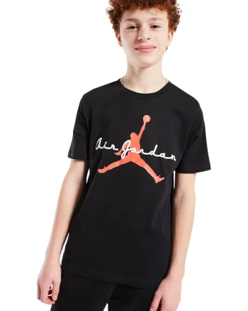 Tricou  Flight Essentials Script 60372, Negru