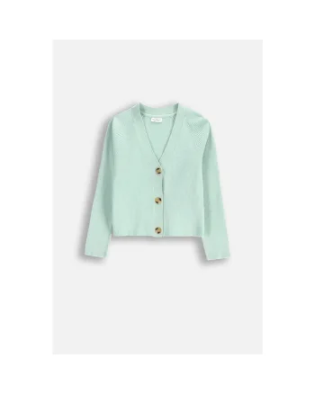 Pulover  pentru fete, viscoza, mint cream