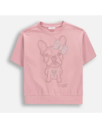 Tricou copii  roz, Roz