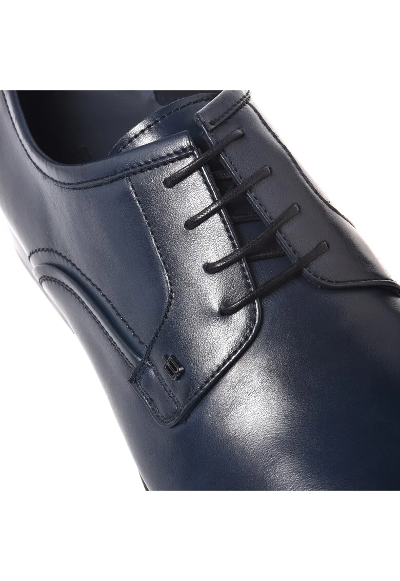 Pantofi derby de piele, Albastru