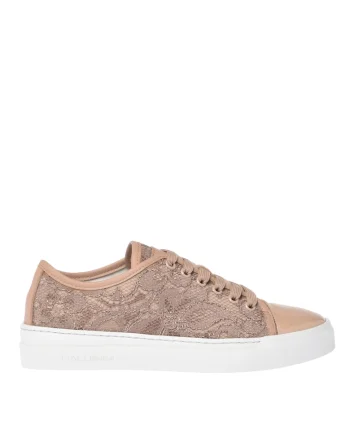 Pantofi sport low-cut, Crem