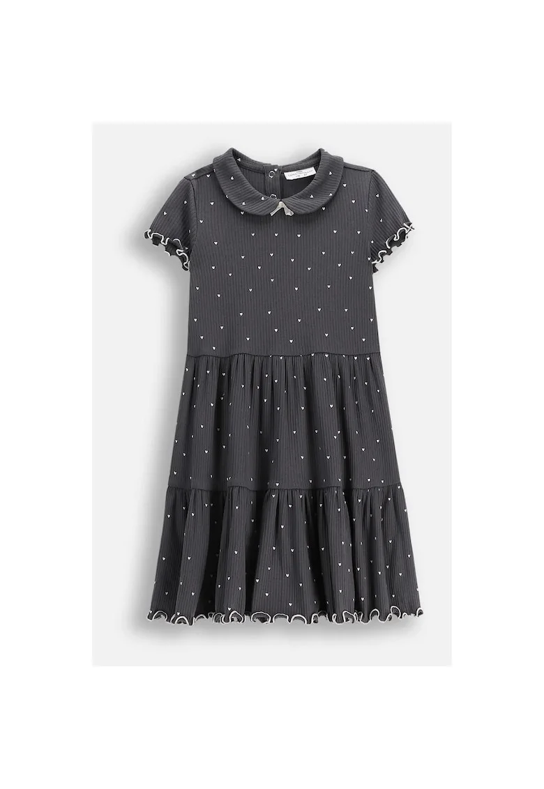Rochie  cu guler, pentru fetefewqg, Negru