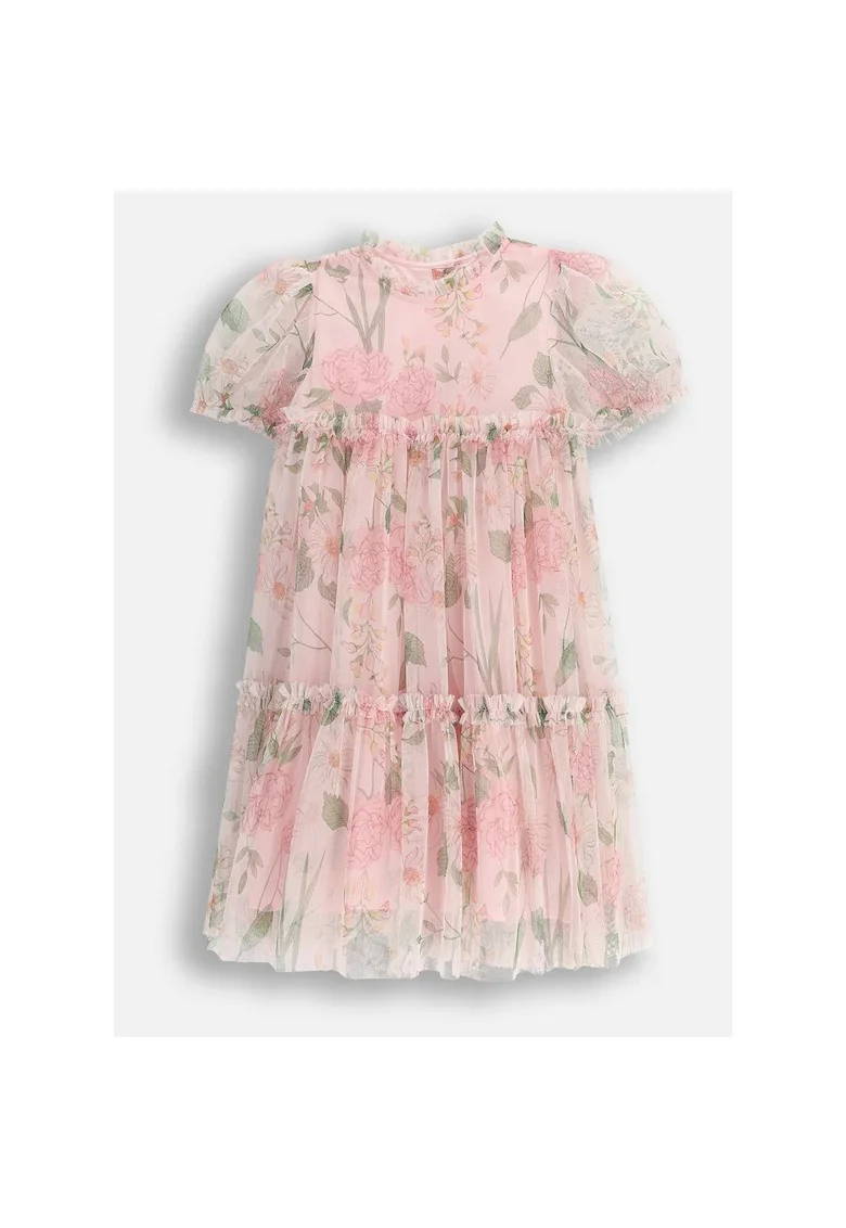 Rochie elegantă din tul, Multicolor