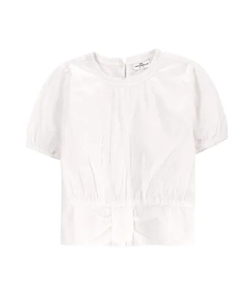 Tricou fete WC5140201FGJ,  Bumbac, Alb