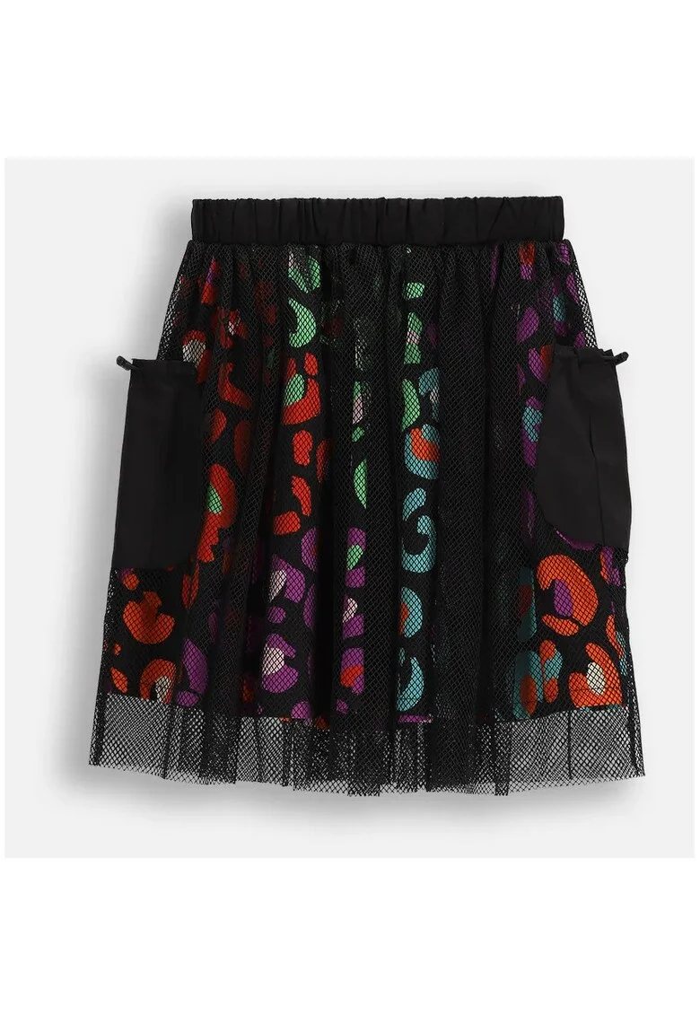 Fusta din tesatura, Multicolor