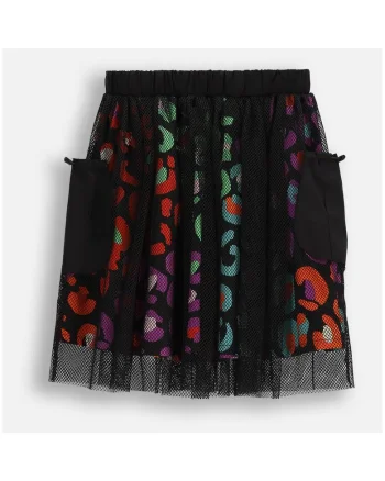 Fusta din tesatura, Multicolor
