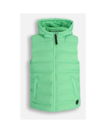 Vesta  verde, impermeabilă, cu glug, Verde