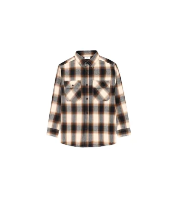 Camasa baieti,  model carouri, bumbac, multicolor,