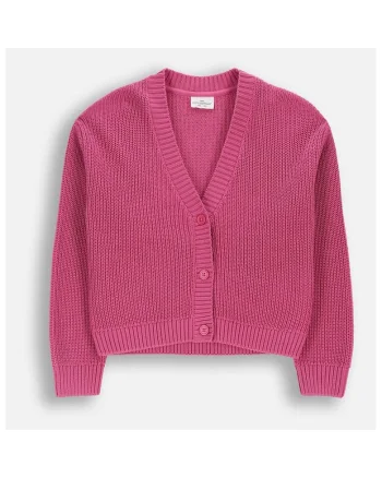 Cardigan pentru fete  roz, bumbac, Roz