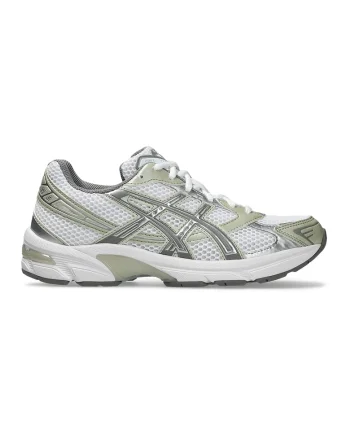 Pantofi sport cu insertii de material sintetic Gel 1130, Alb/Grej/Argintiu