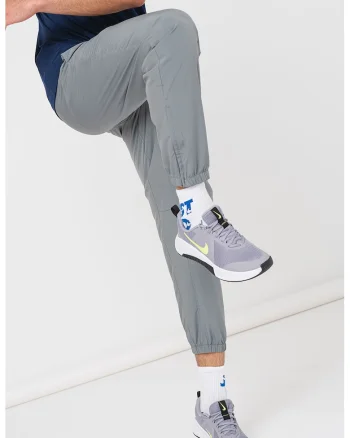 Pantaloni cu tehnologie Dri-Fit si buzunare oblice pentru antrenament, Gri cenusiu/Argintiu