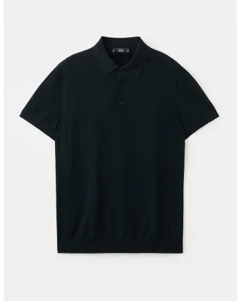 Tricou polo din bumbac, Albastru ultramarin