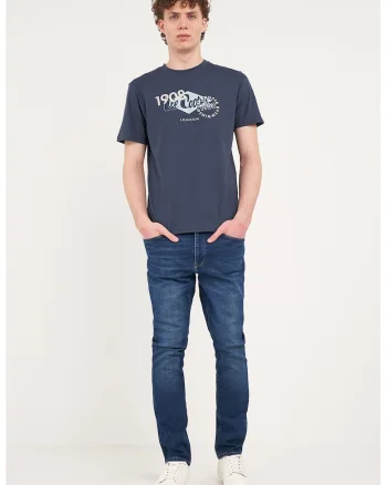 Blugi regular fit, Albastru inchis