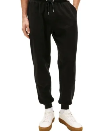 Pantaloni barbati  REVERSED TERRY SWEATPANT, Bumbac, Negru, Negru