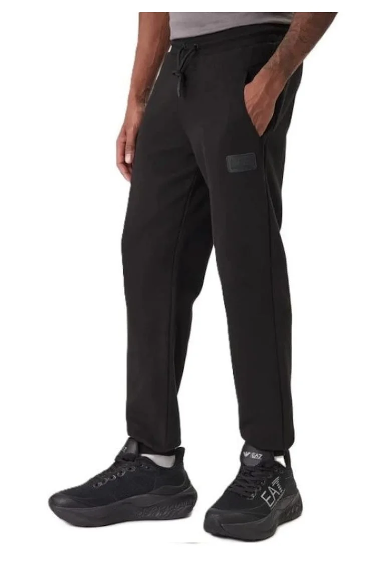 Pantaloni barbati  TRAIN LUX M PANTS CH CO PL, Bumbac, Negru, Negru