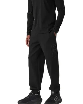 Pantaloni barbati  TRAIN LOGO SERIES M OVERSIZE LOGO PANTS CH COFT, Bumbac, Negru, Negru