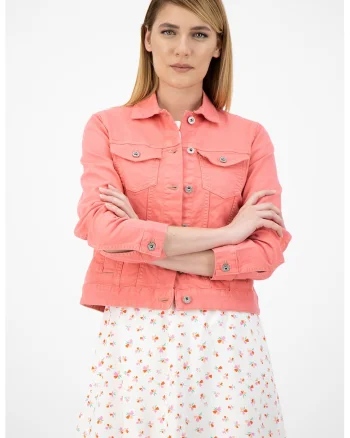 Jacheta de denim, Roz aprins