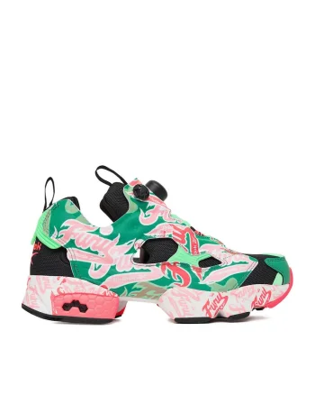Pantofi sport dama,  EO-INSTAPUMP FURY 94, verde, tesatura