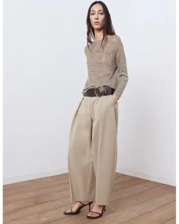 Pulover din tricot, Kaki