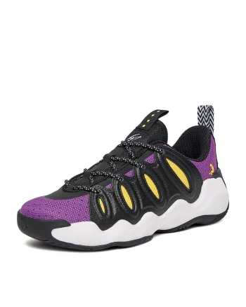 Pantofi sport dama  adidasi mov, piele naturala