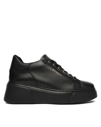 Pantofi sport dama  model Black 001, piele naturala, culoare negru