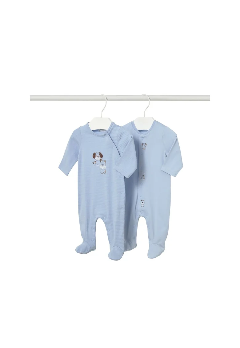 Set  bumbac, albastru, bumbac, Albastru