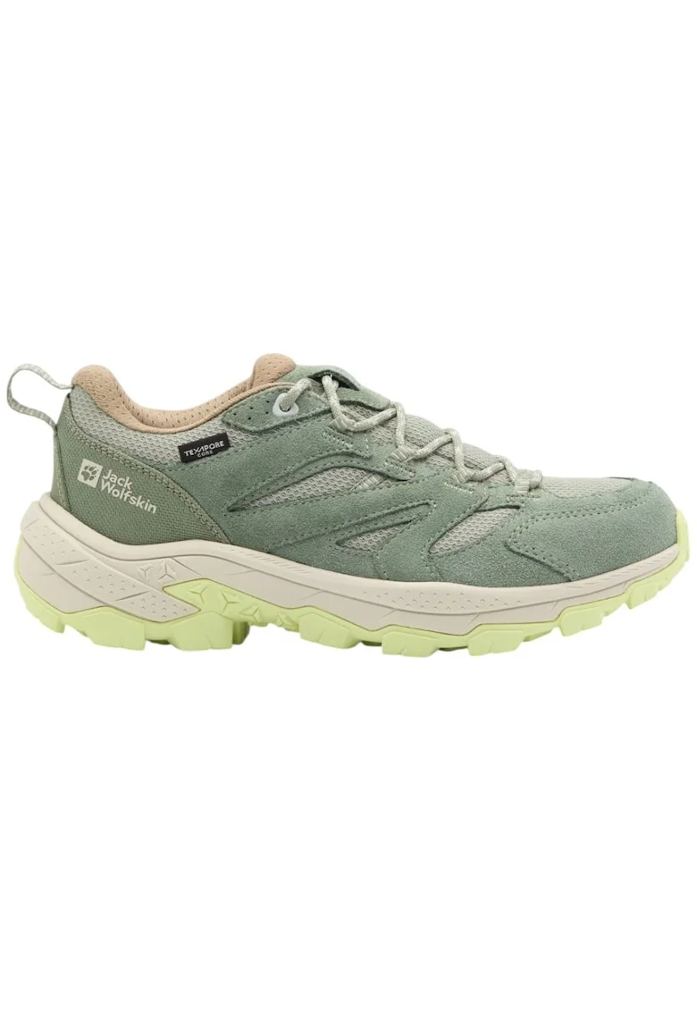 Pantofi trekking dama  Vojo Tour Texapore Low, Verde/Galben