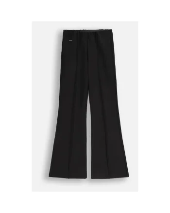 Pantaloni evazati cu talie elastica,