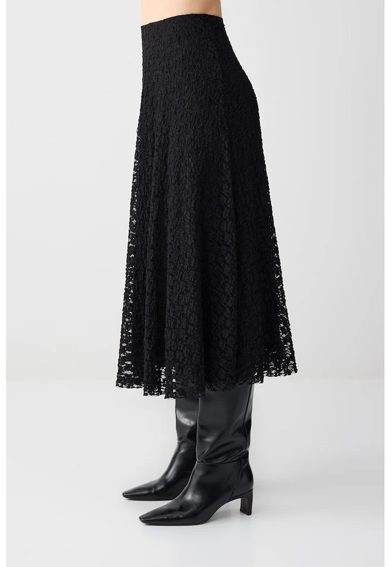 Fusta midi, Negru