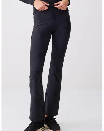 Pantaloni slim-fit cu talie medie, Negru