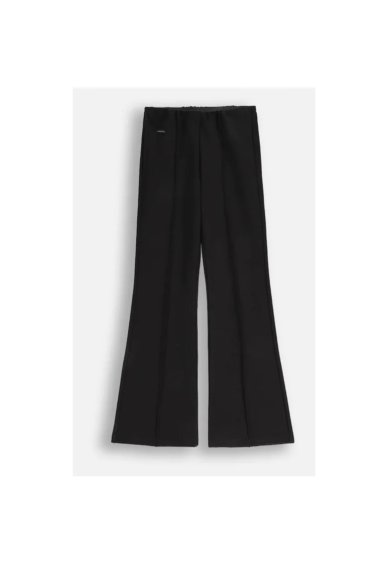 Pantaloni copii,  WC5122701BSG-021, eleganti, viscoza, evazati, negru,