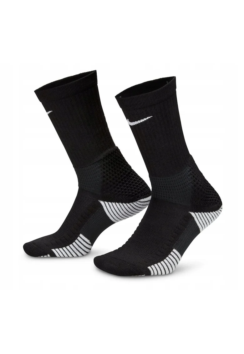Sosete Sport  HM0285 010 Marime 42 46 Negru Tehnologie Dri Fit Pentru Evacuarea Umiditatii Tehnologie Unicorn 3 D Spacer Knit Pentru Suport in Zone Critice Croi Tehnic Ajustat Pentru Controlul Miscarilor Material Elastic