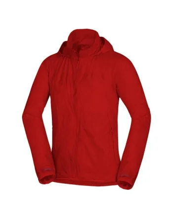 Men's waterproof multisport jacket stowable 2L NORTHKIT, Rosu