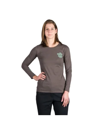 Women's organic cotton T-shirt HAILIE, Verde inchis