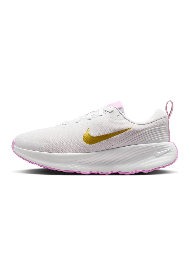 Pantofi Promina cu logo, pentru fitness, Alb/Roz