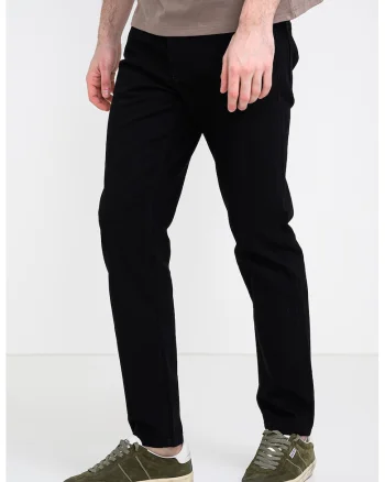 Blugi slim fit cu aspect decolorat, Negru
