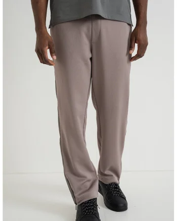 Pantaloni relaxed fit de trening Dolos, Maro taupe