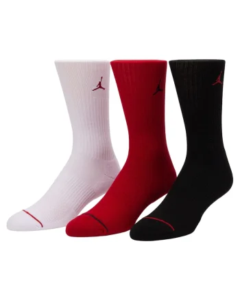 Set Sosete Sport  DX9632 918 Marime 34 38 Tehnologie Dri Fit Pentru Gestionarea Umiditatii Amortizare Maxima in Zona Calcaiului Si Degetelor Contra Socurilor Banda Aderenta Pe Arc Zone Intarite Multicolor 3 Perechi
