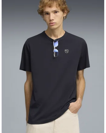 Tricou de bumbac cu logo Elevated, Albastru ultramarin