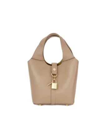 Geanta dama din piele naturala  Greta, Roz, 29 x 18 x 12 cm